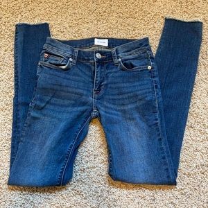 Hudson Krista super skinny raw hem jean